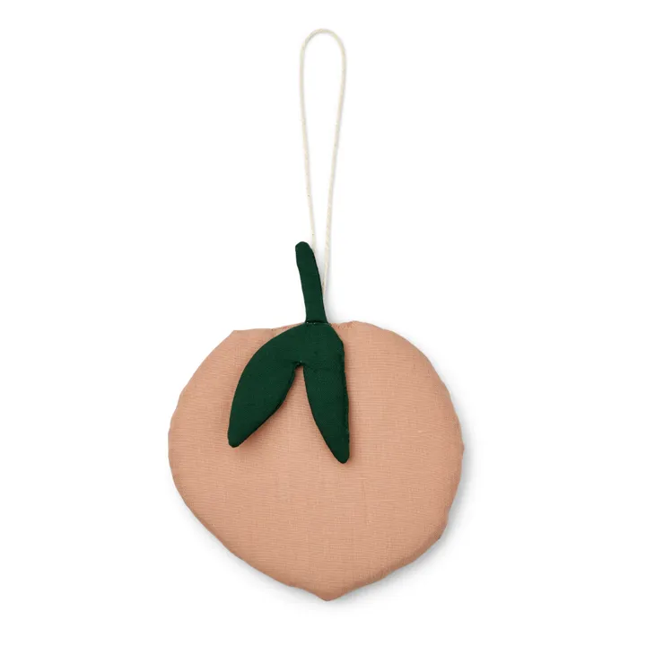 Liewood Décoration murale pêche en coton bio Leonard | Rose pêche