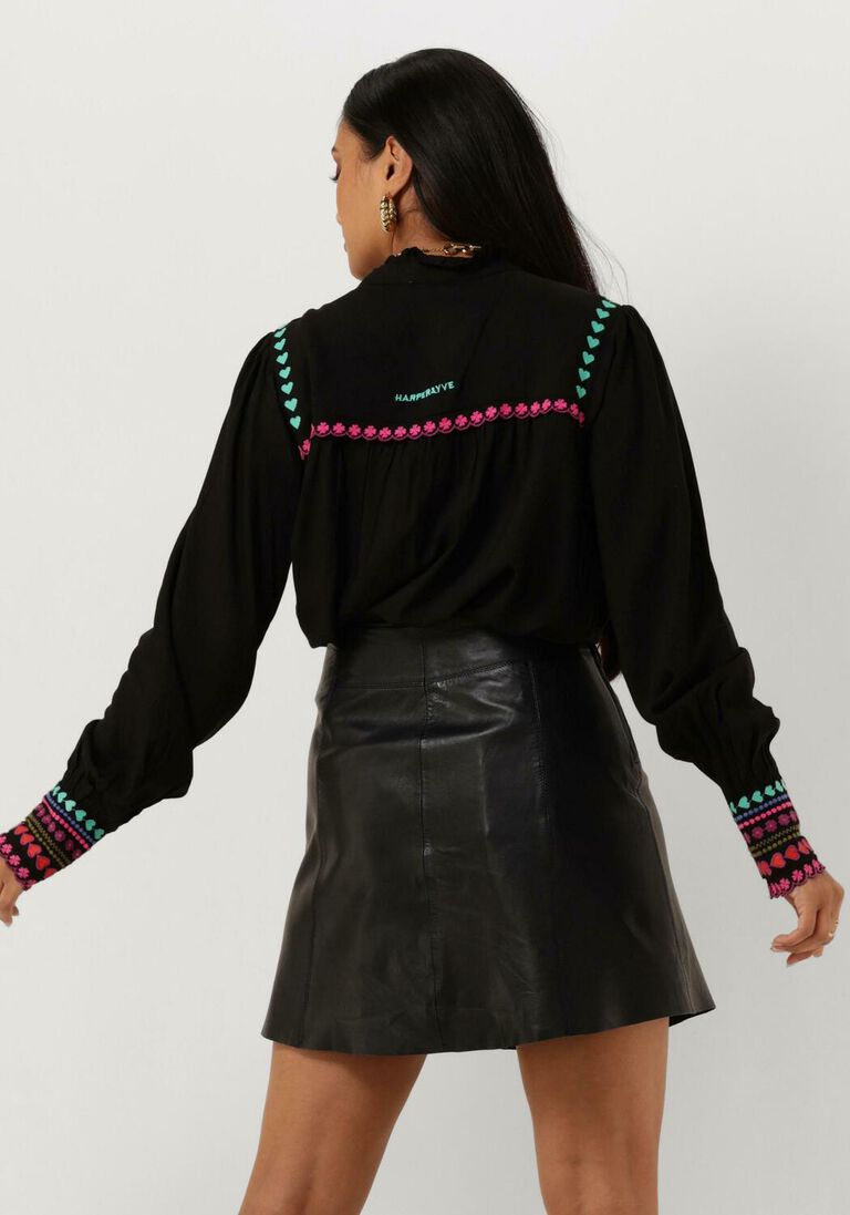 HARPER & YVE zwarte harper & yve blouse yasmin-ls