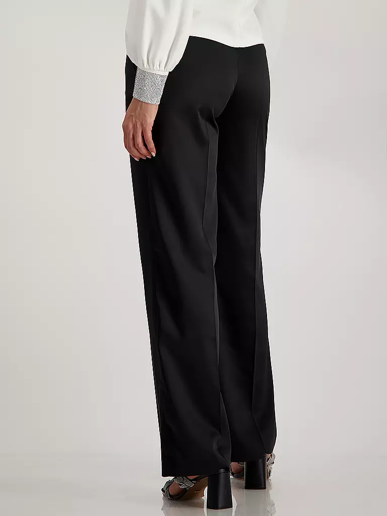 MONARI Businesshose Wide Fit schwarz