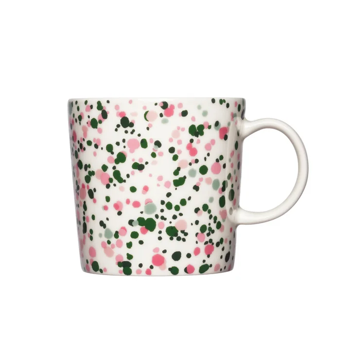 Iittala - Oiva Toikka Becher mit Henkel 0,3 l, pink-green