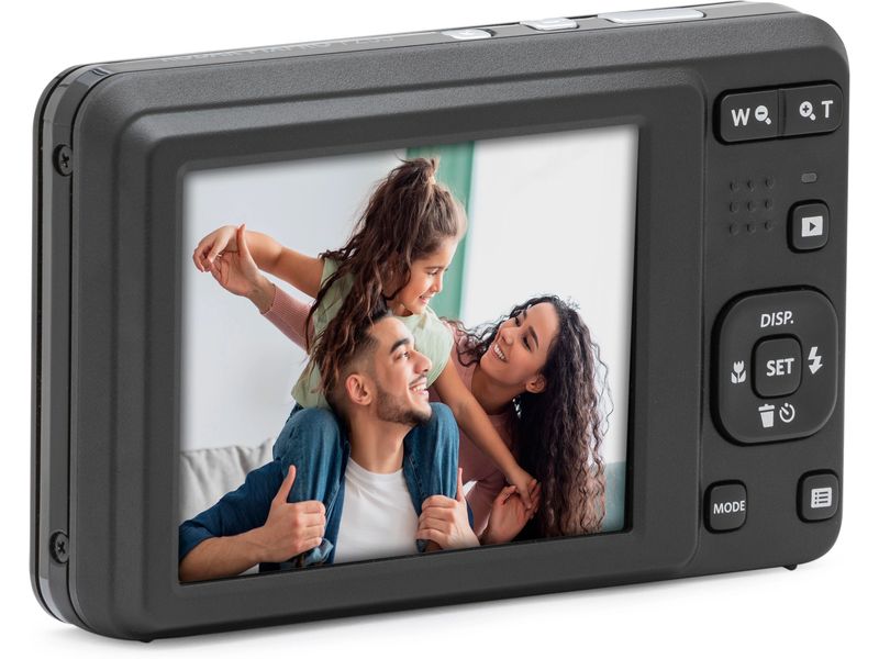 Kodak Fotokamera PixPro FZ55 – Schwarz Schlanke, kompakte Point-and-Shoot-Kamera