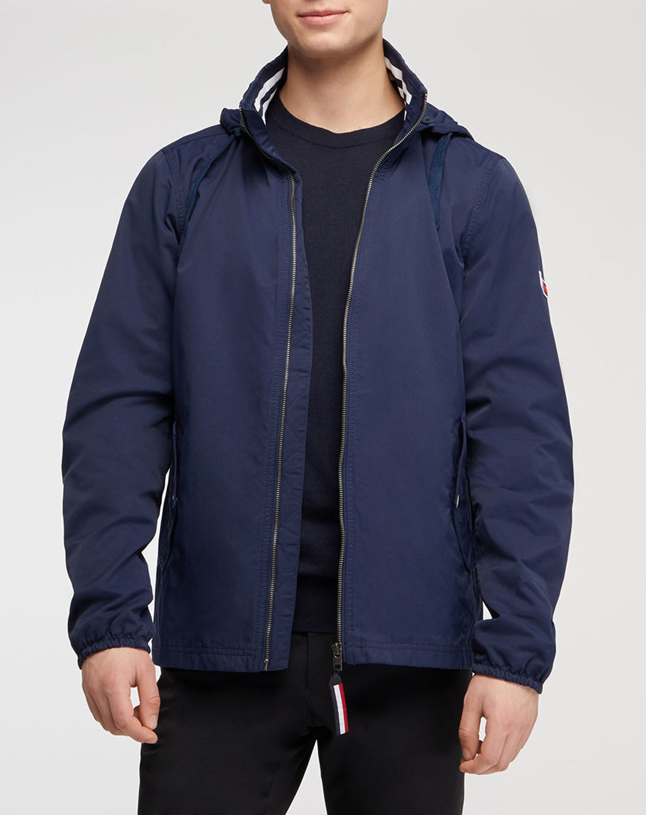 Tommy Jeans Blouson à capuche bleu marine
