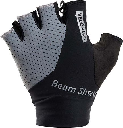 BEAM SHORTCUT Unisex-Kurzfingerhandschuhe  schwarz  M=8