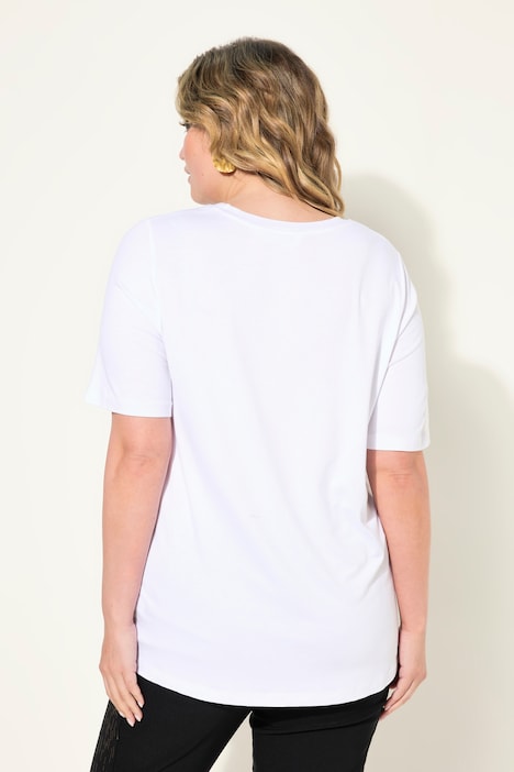T-Shirt, A-Linie, LOVE Herz, Halbarm