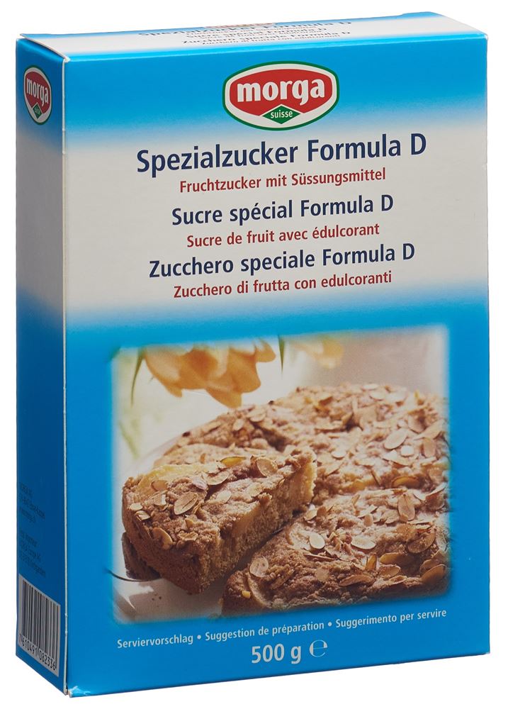 MORGA Spezialzucker Formula D 500 g