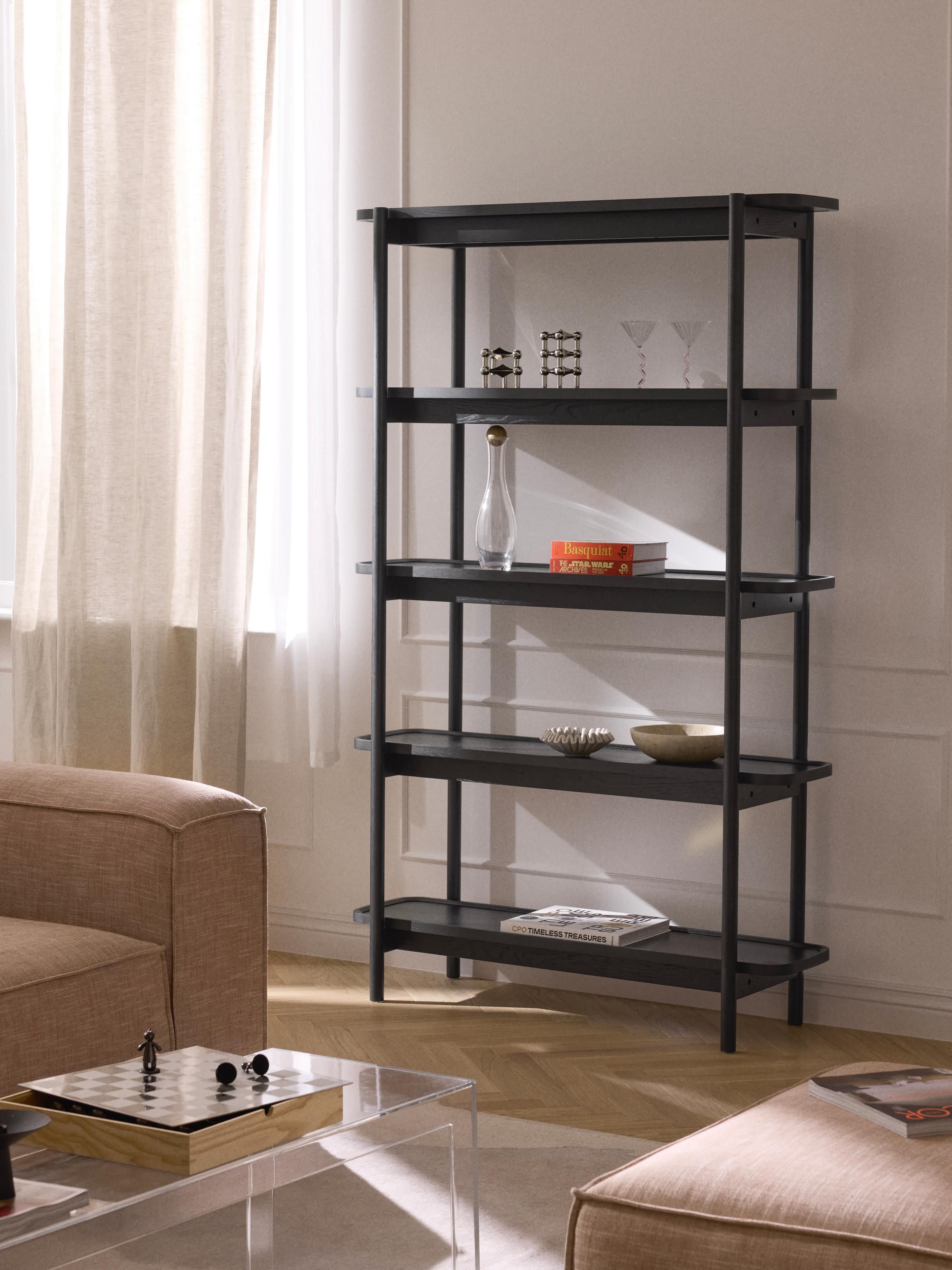Hoge houten wandkast Libby