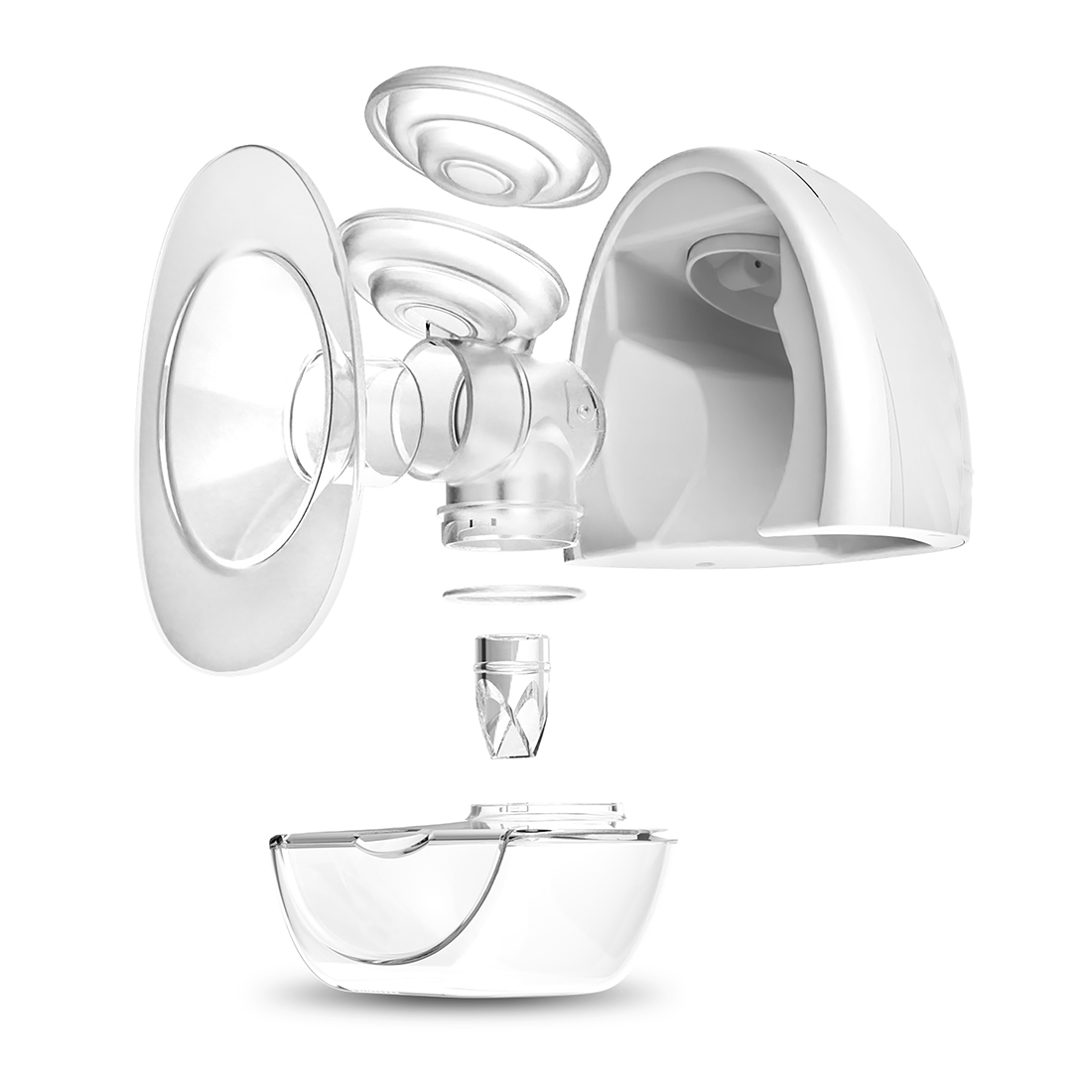 Lionelo Milchpumpe Fidi Free White