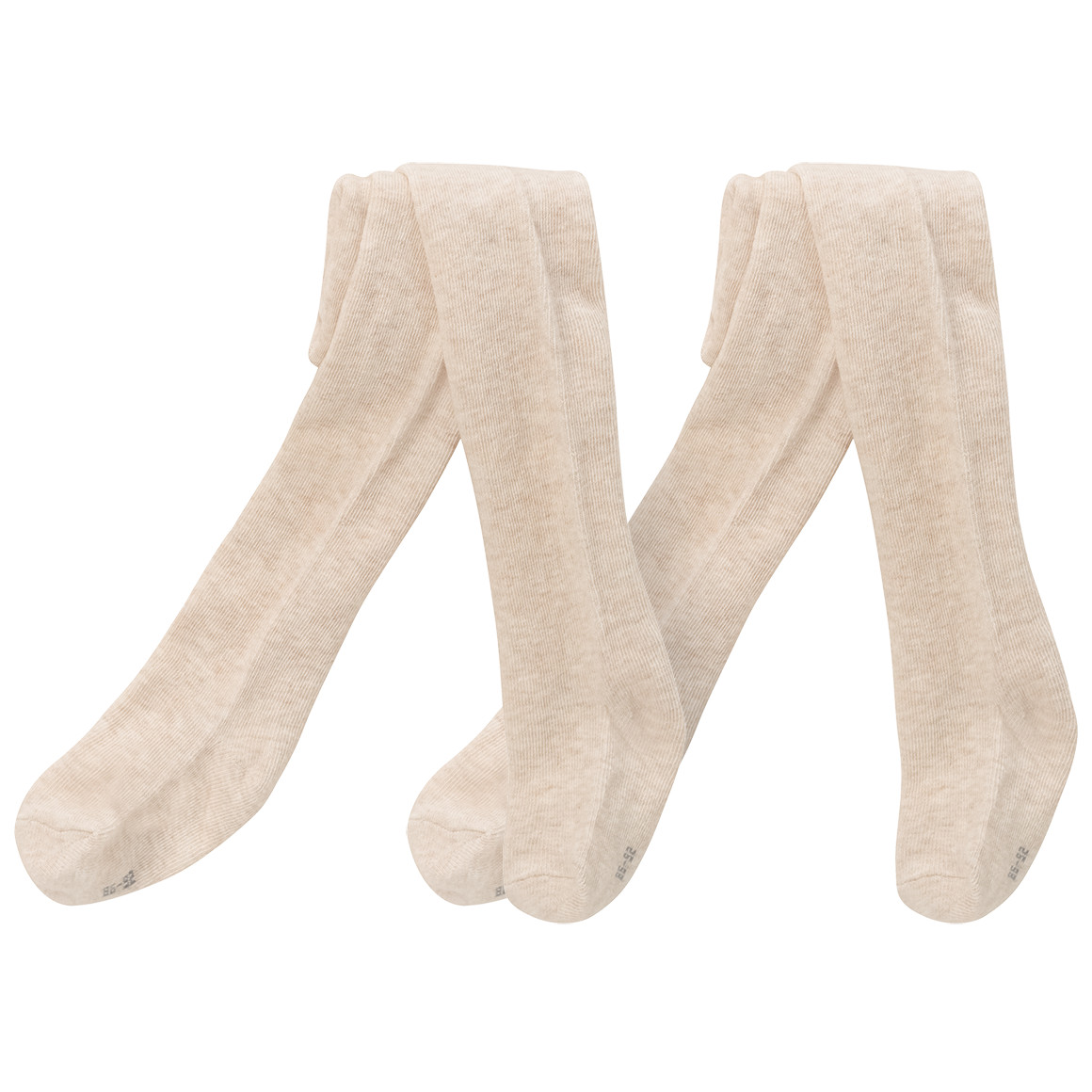 Topolino 2 Kinder  Strumpfhosen im Set beige