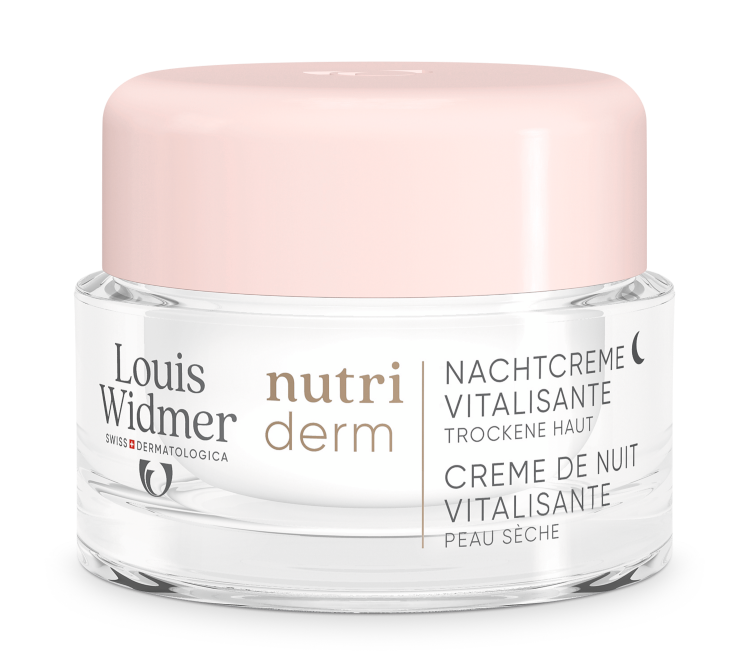 LOUIS WIDMER Nutriderm Nachtcreme<br>50 ml, Creme, Vitalisante parfumiert