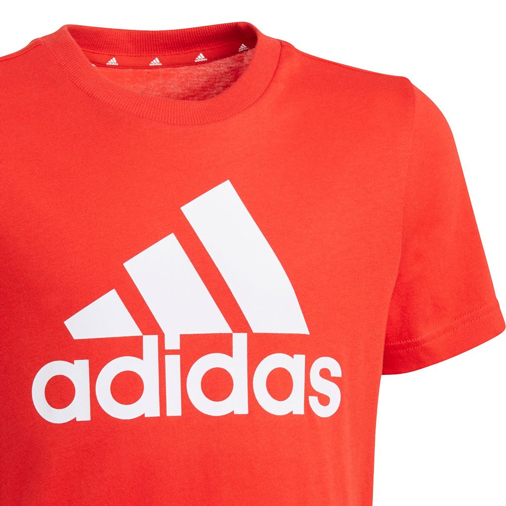 adidas Essentials T-Shirt Jungen vivid red