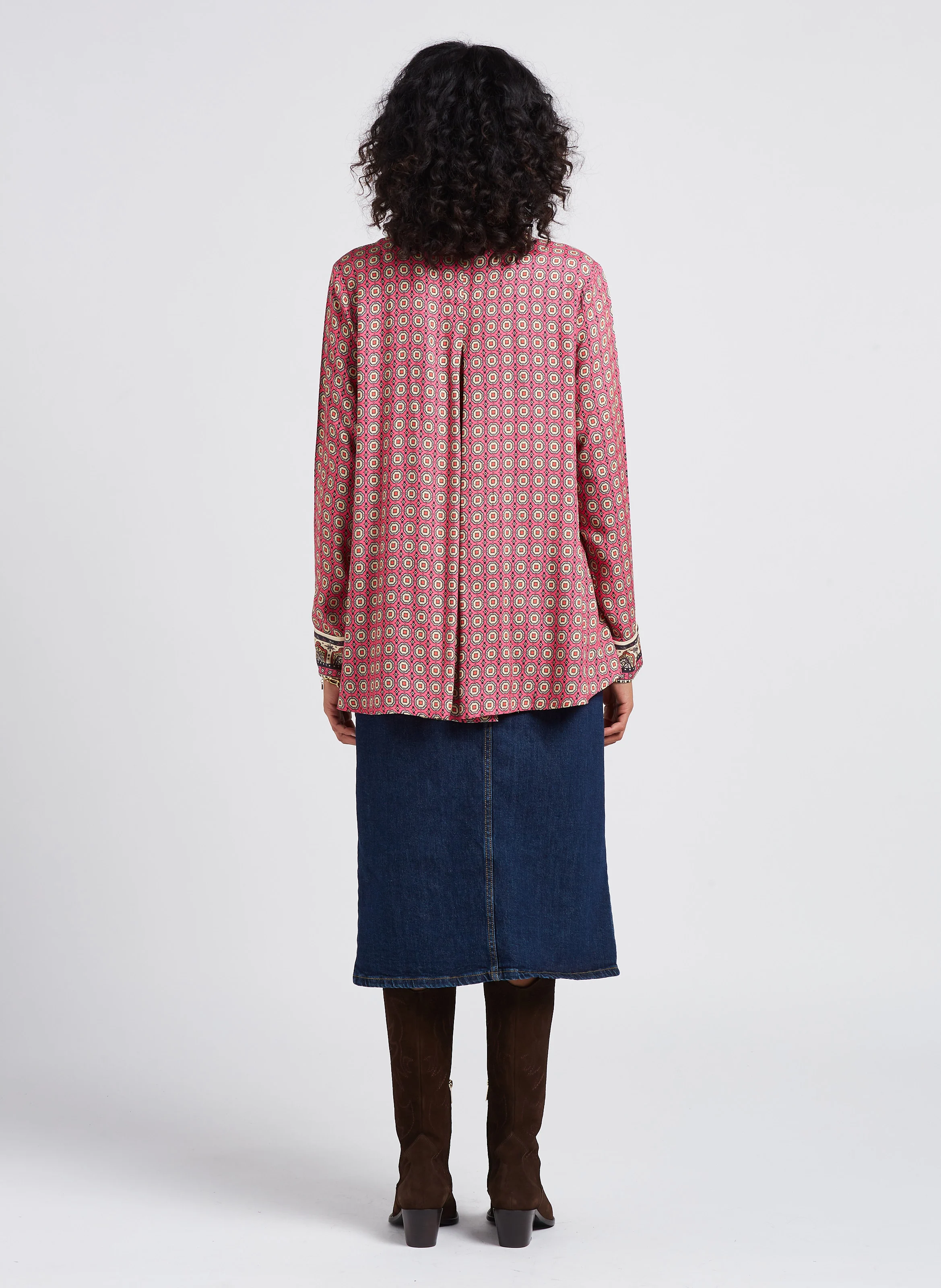 RUBY 50 - Bottes en cuir avec broderies | Marron