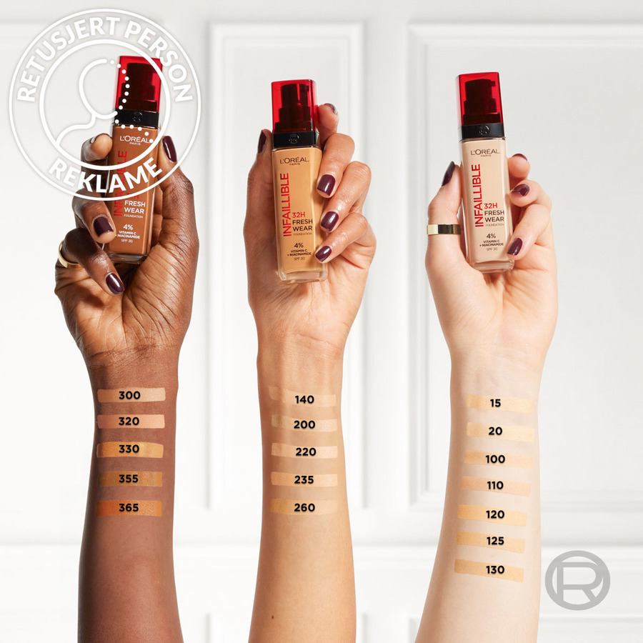 L'Oréal Paris Infaillible Fresh Wear 32H Foundation 20 Neutral Undertone 30ml