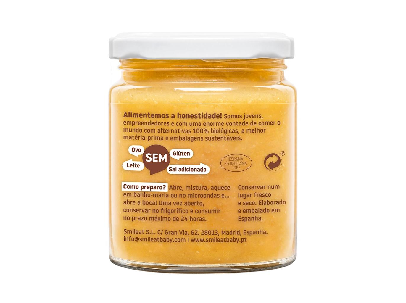 REFEIÇÕES SMILEAT BIO FRANGO COM ARROZ 230GR