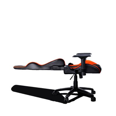 Fauteuil gamer ARMOR - accoudoirs réglables - Noir et orange