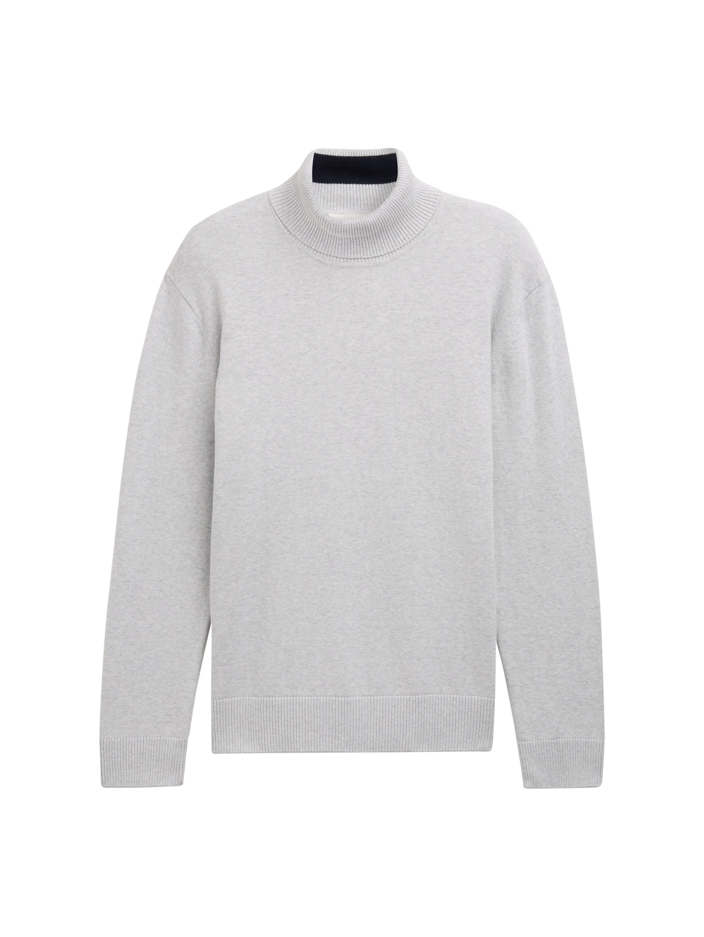 TOM TAILOR Denim Rollkragenpullover , mit Logo Stickerei