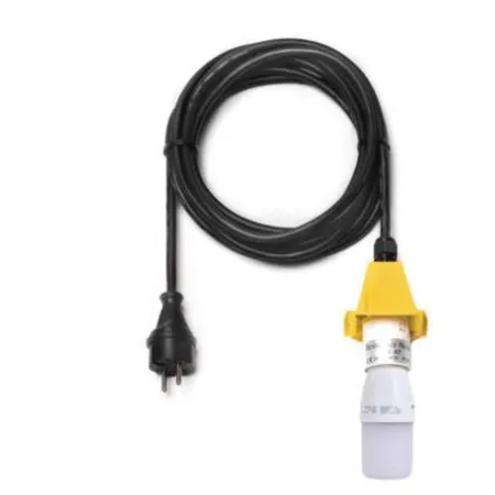 Herrnhuter Sterne Kabel für Außenstern A4/A7 gelbe Abdeckplatte, 5m mit LED