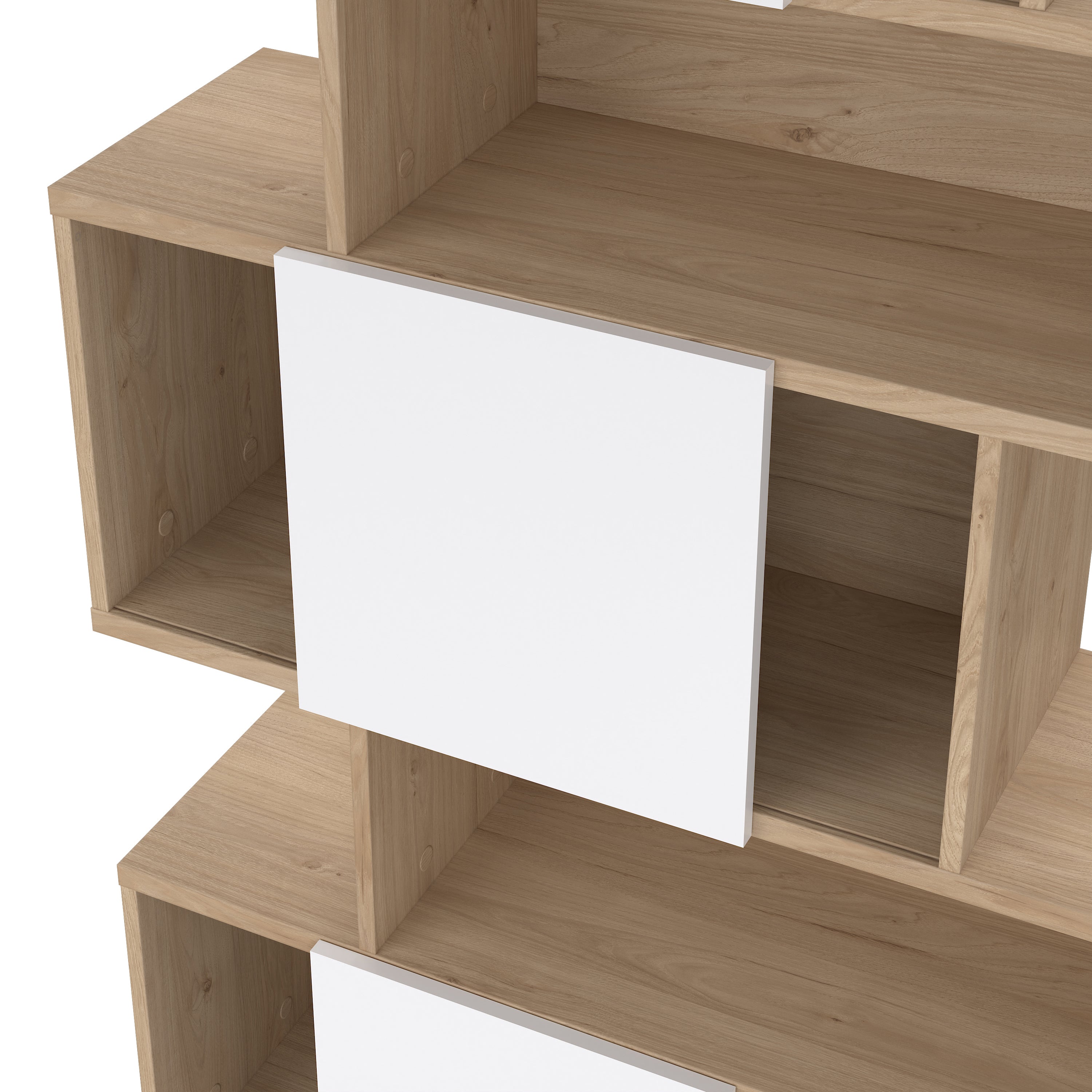 by fonQ basic Puzzle Boekenkast Asymmetrisch - Wit