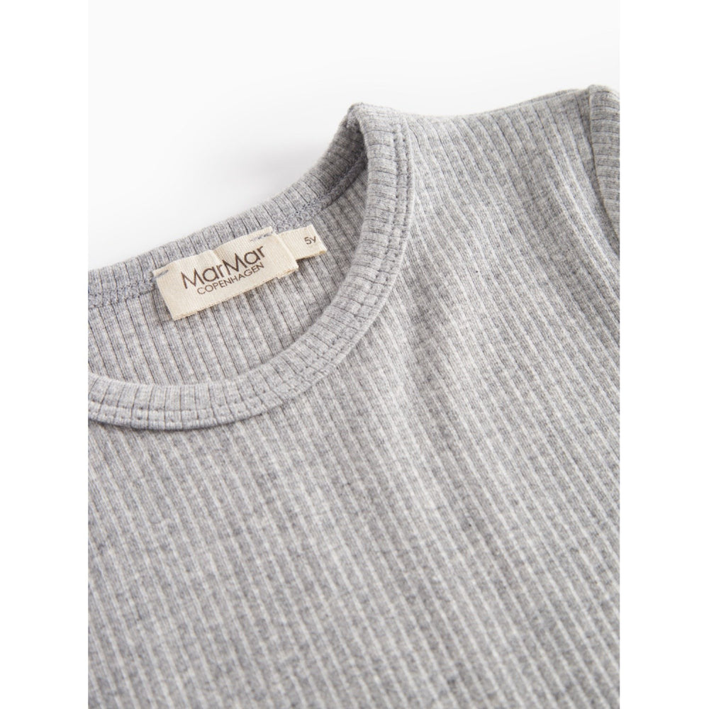 Køb MarMar Modal Melange Light Grey Melange Plain Bluse