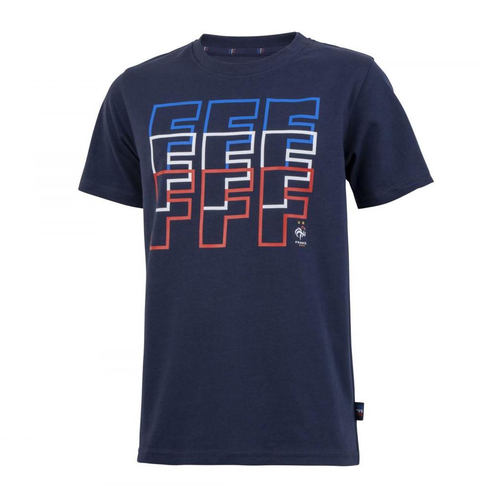 FFF T-shirt Bleu Junior Equipe de France