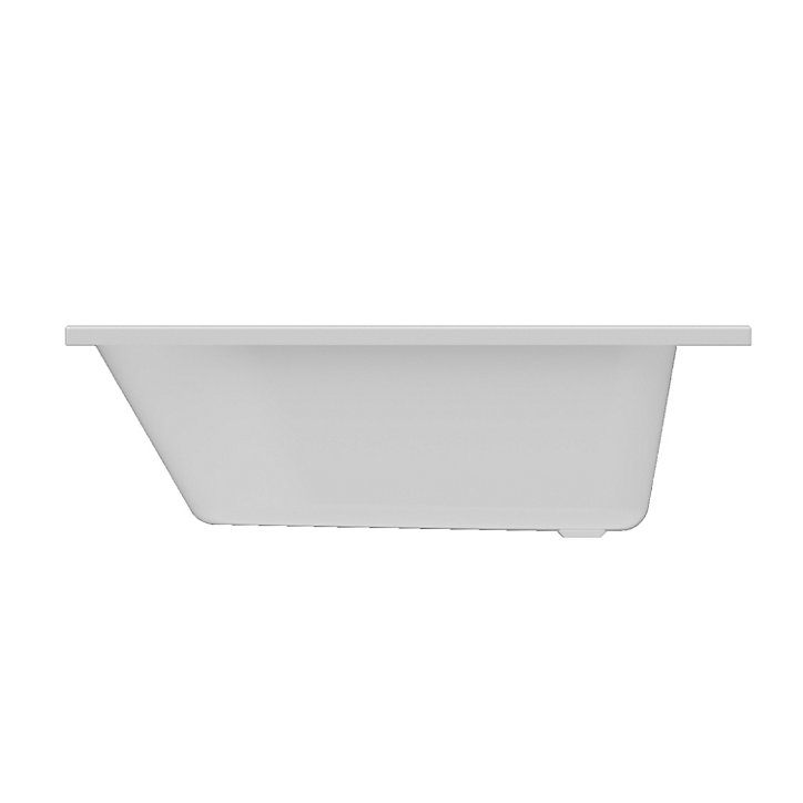 Baignoire droite Cavally L. 130 x l. 70 cm blanc