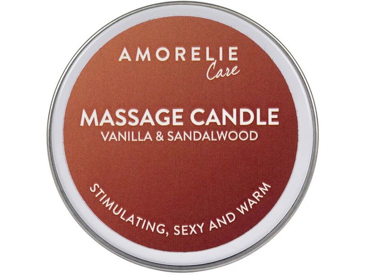 Amorelie Massagekerze Care Vanilla and Sandalwood 1 Stück Massagekerze ein purer Genuss bei jeder Massage