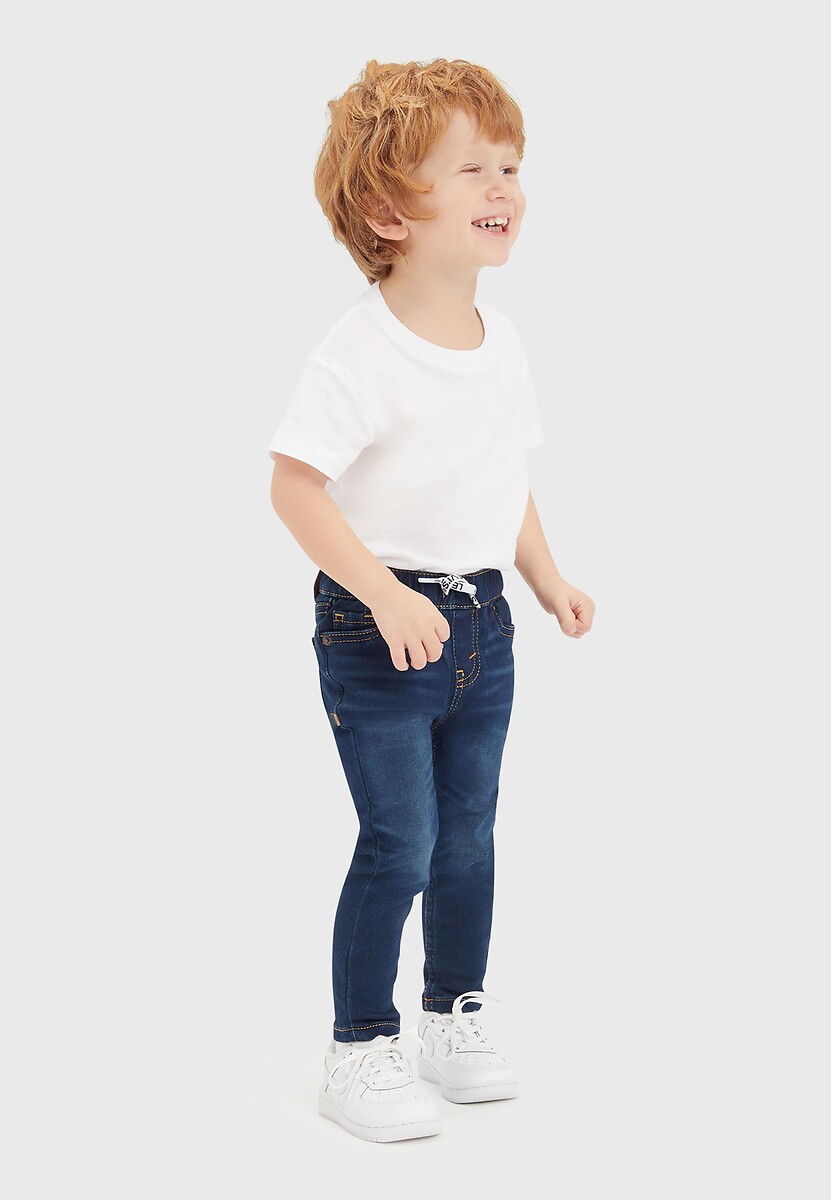 Calças Levi's Kids em jeans skinny