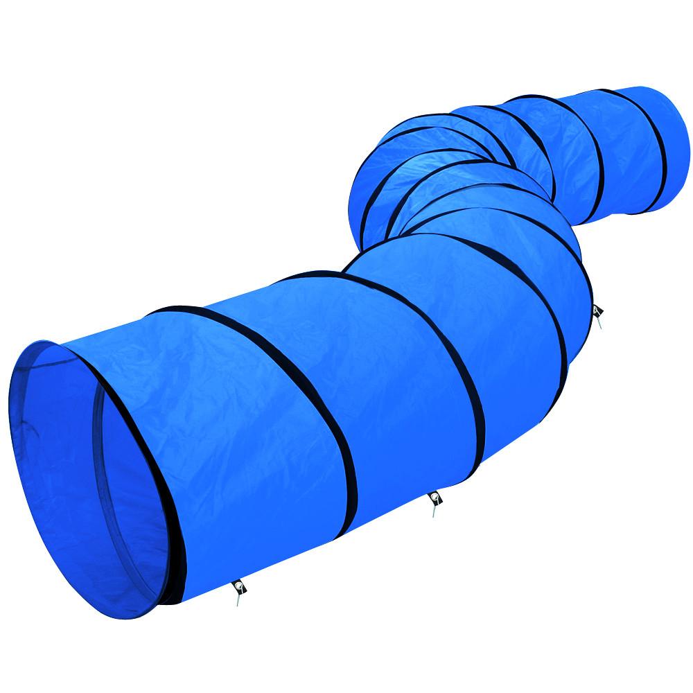 Yaheetech Hundetunnel Spieltunnel Training Tunnel Agilitytunnel 546 x 60 cm mit Erdnägel und Tragetasche