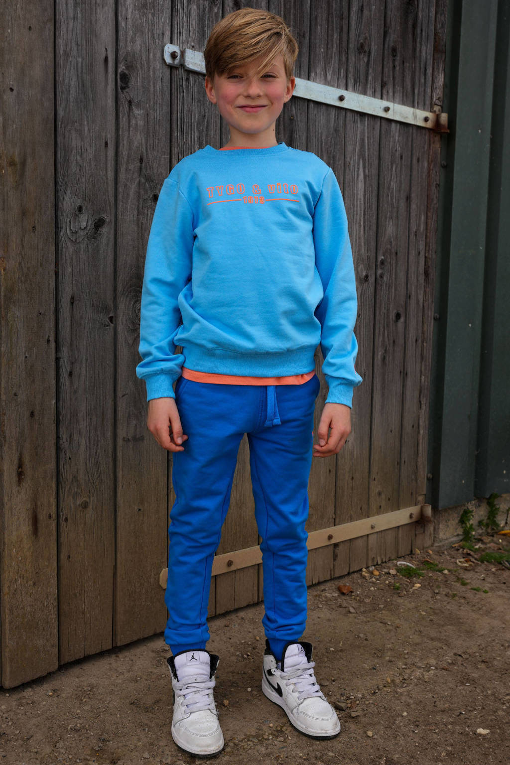 TYGO & vito joggingbroek blauw