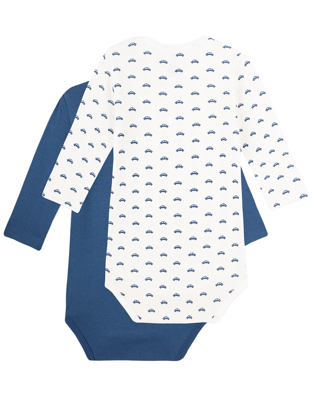 Langarm-Body NEW CAR 2er-Pack in white pebble/ink