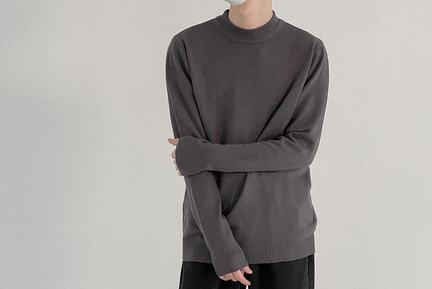 DAZO Studios - Mock-neck gebreide top
