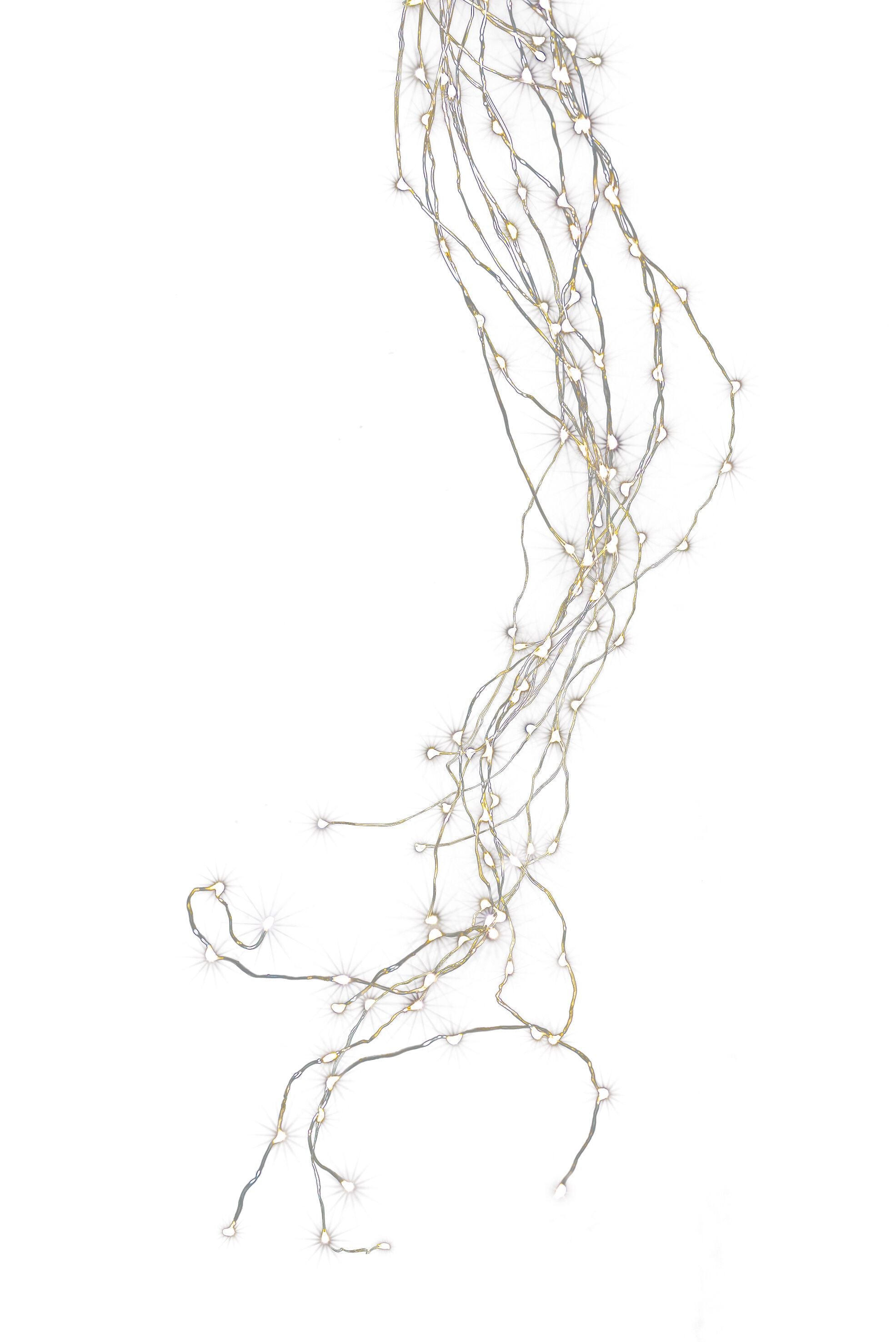 ANGEL HAIR Lichterkette - Silber / B: 100 cm