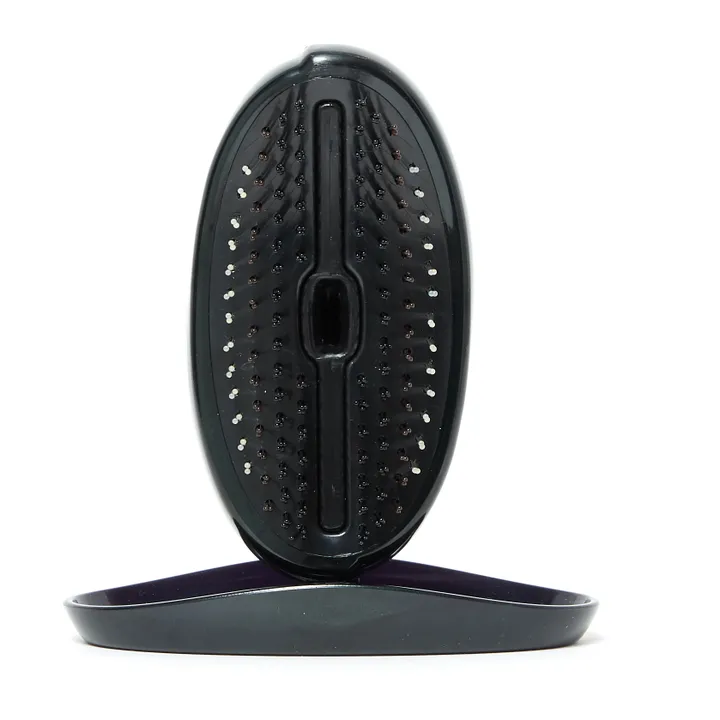 S.Heart.S Brosse Palm brush pour gommage du cuir chevelu | Noir