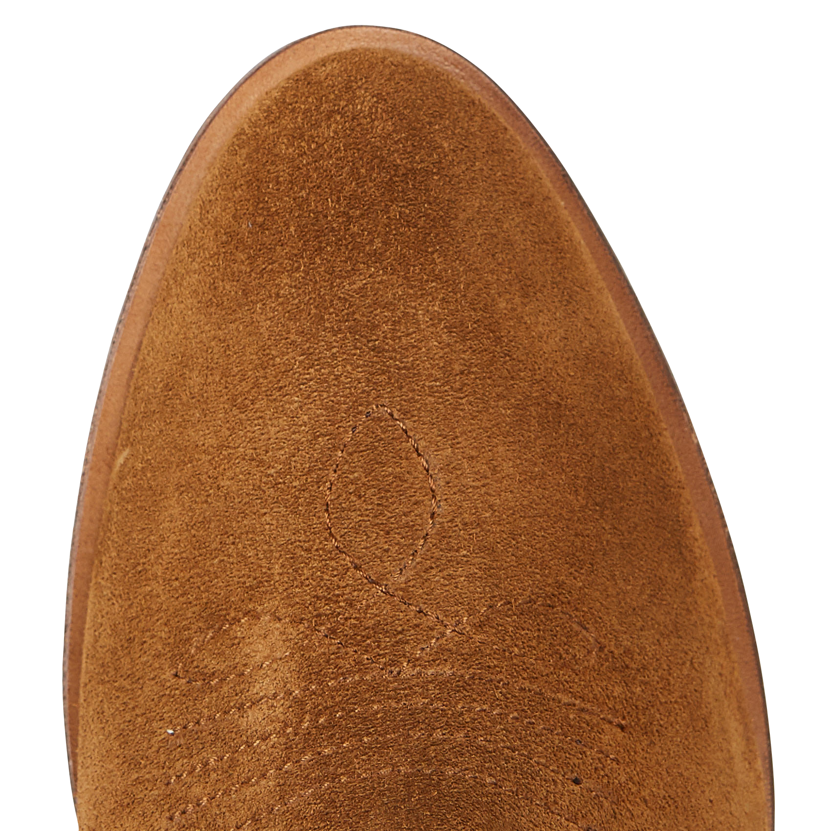 WELSON - Santiags en cuir velours| Marron