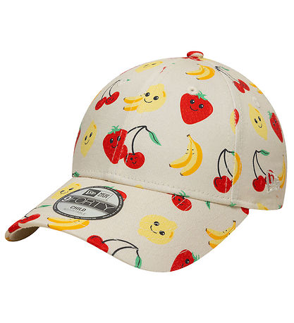 New Era Kappe - 9Forty - Fruit - Light Beige