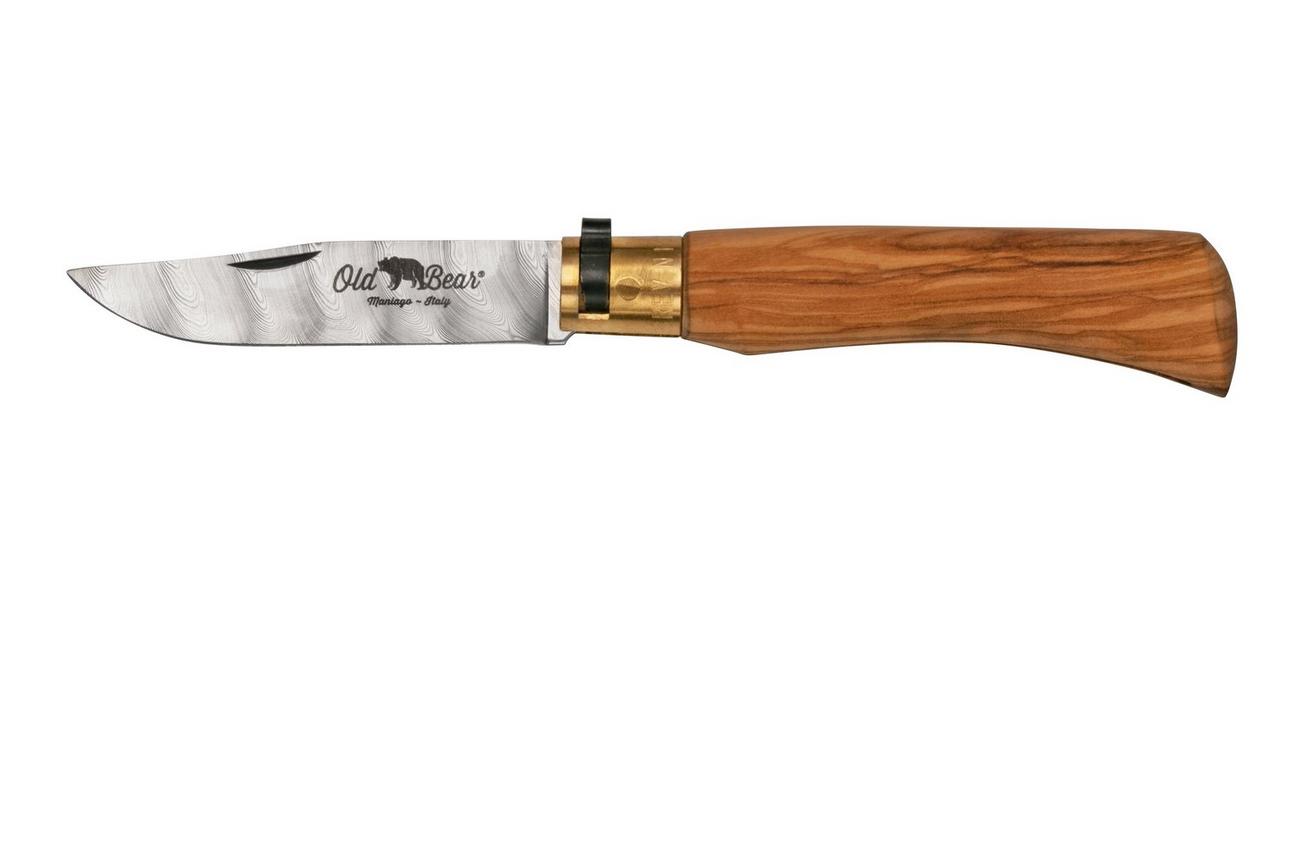 Old Bear Classical Olive M, Damascus DS93X, 9305-19-LU zakmes