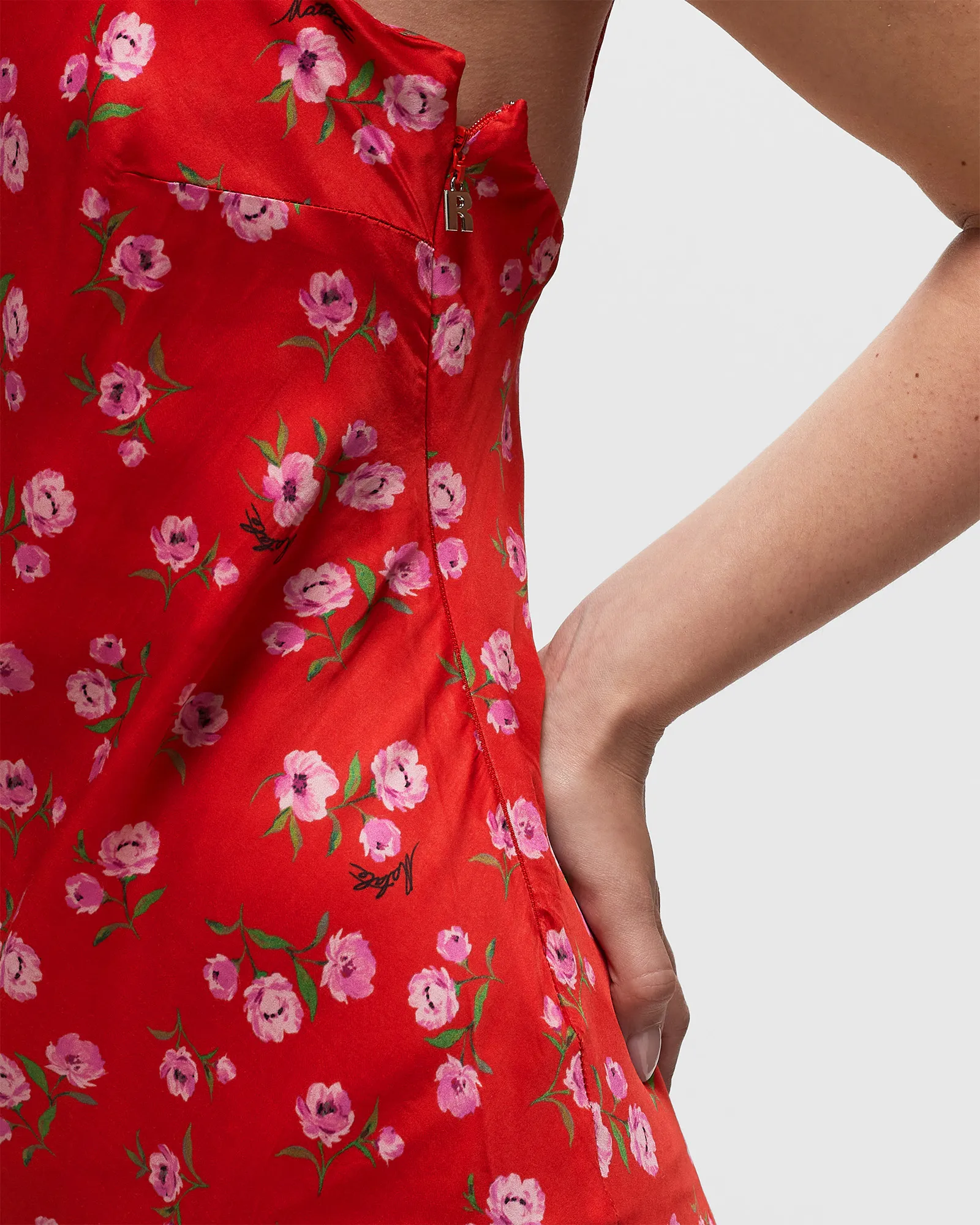 ROTATE Birger Christensen PRINTED MAXI DRESS