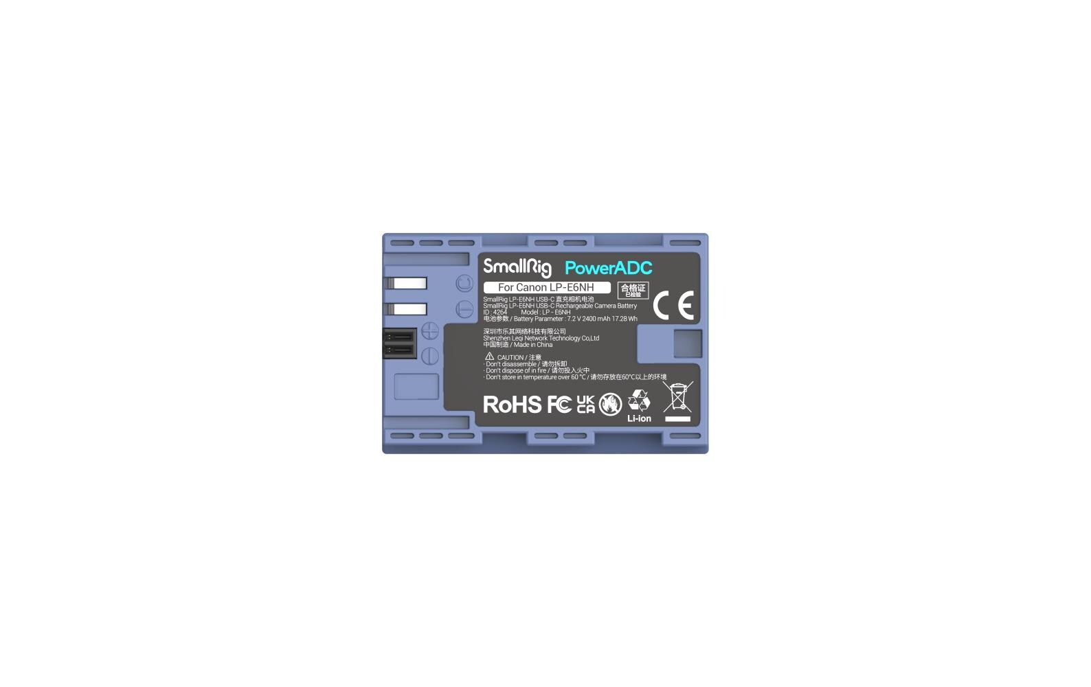 Digitalkamera-Akku LP-E6NH USB-CUSB-C aufladbare Kamerabatterie