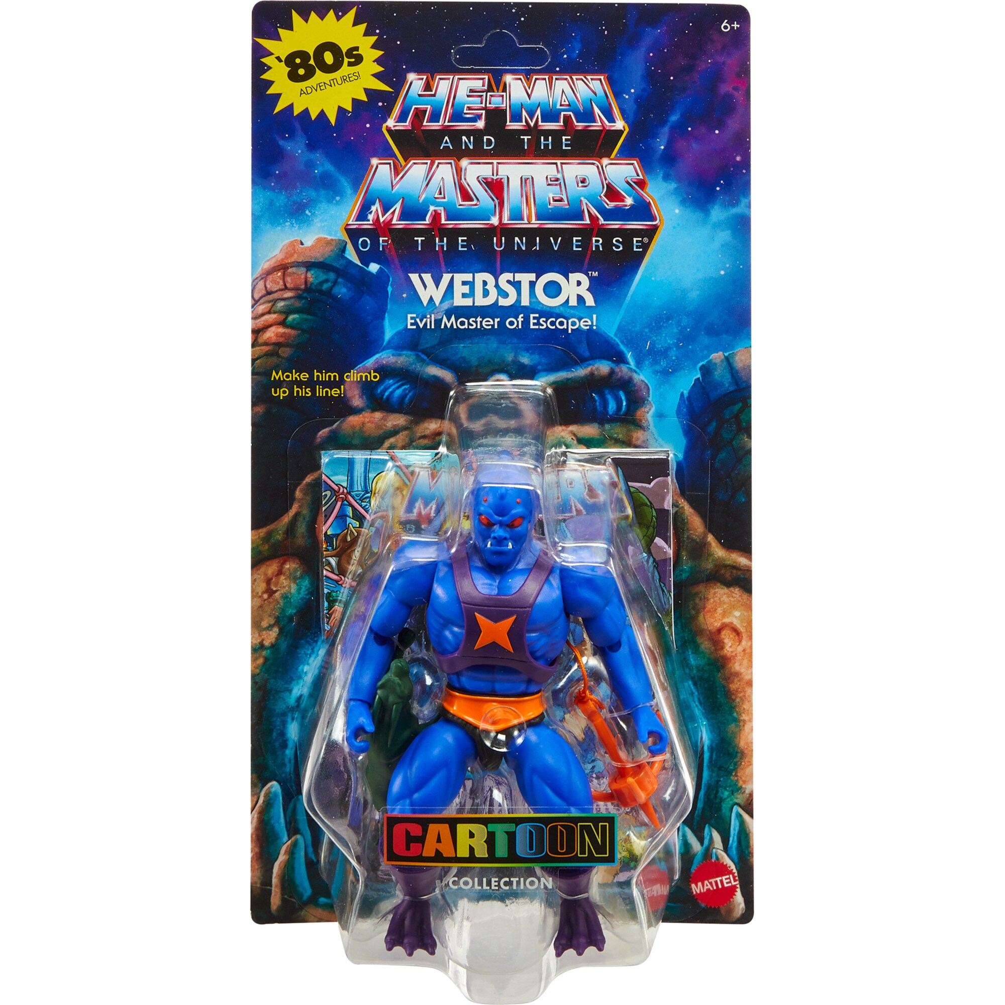 Mattel Spielfigur Masters of the Universe Origins Cartoon Collection Webstor