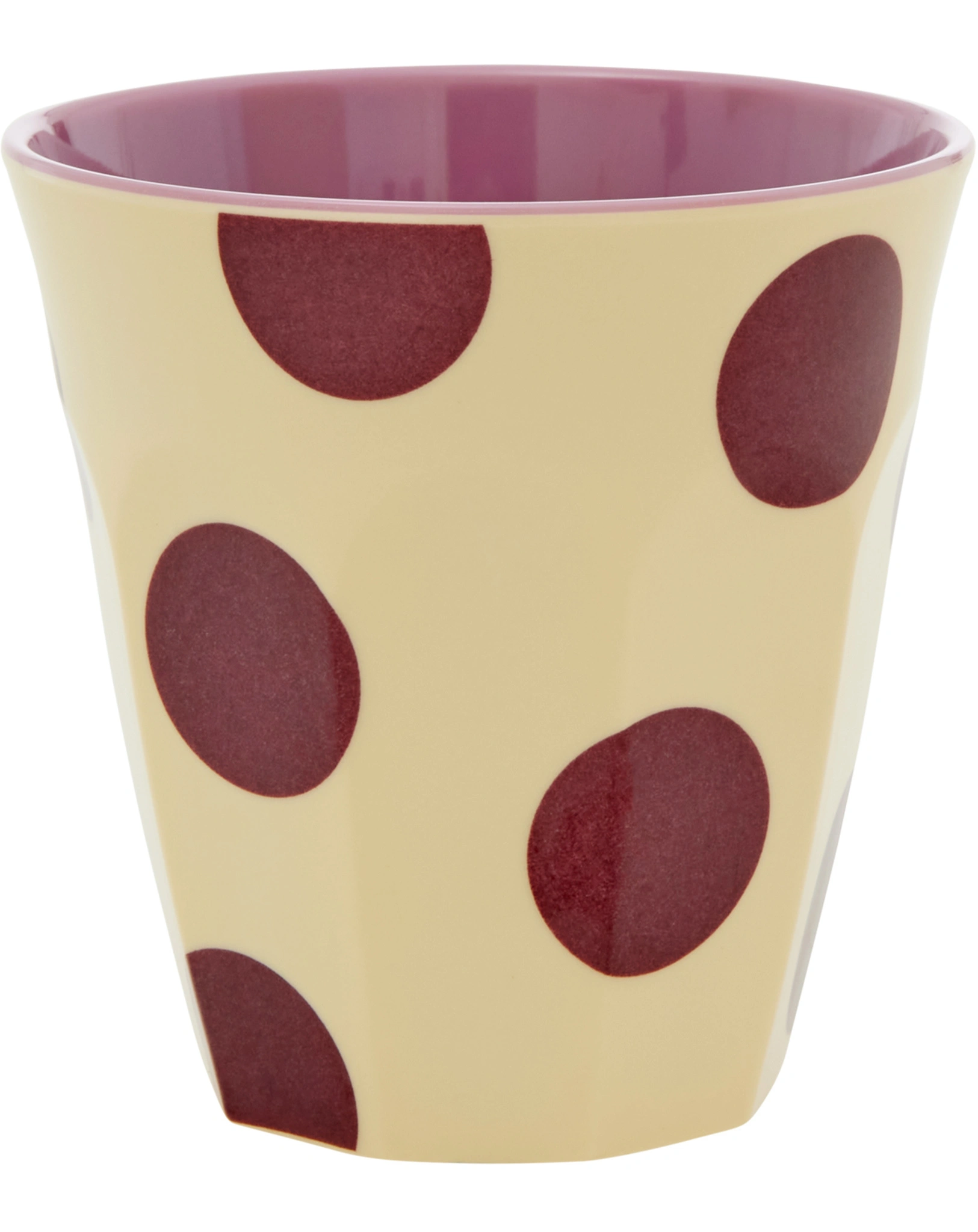 Melamin-Becher MEDIUM DOTS in purple