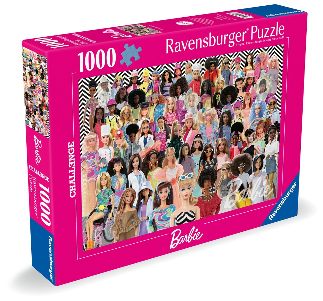 Ravensburger - Puslespil Barbie Challenge 1000 brikker