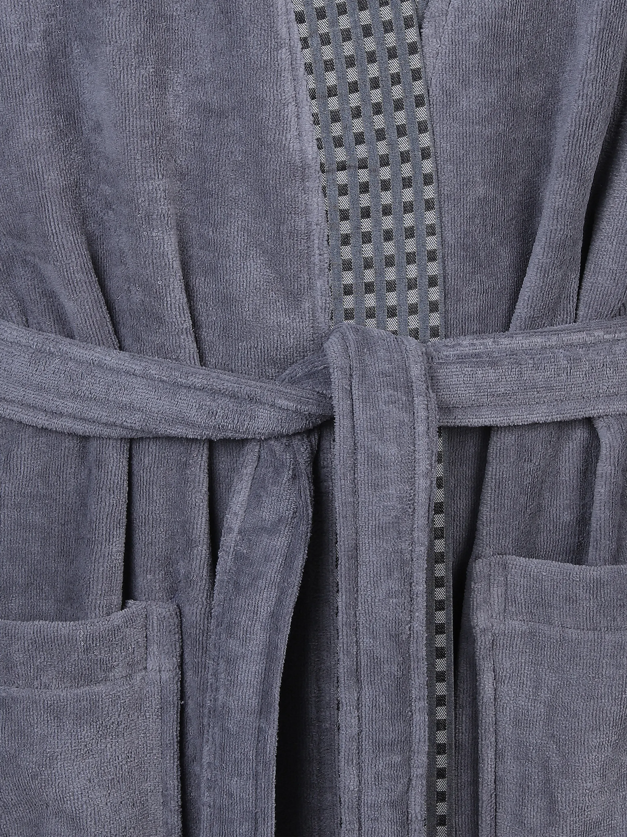 Herren Bademantel in Kimonoform