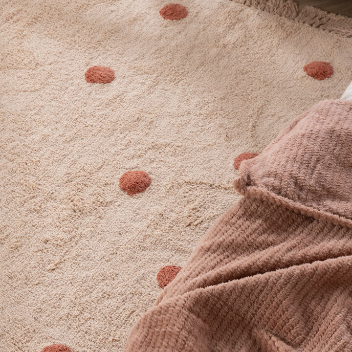 Vloerkleed Kinderkamer - Lou Dots Terra