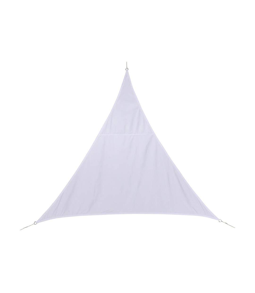 Voile d'ombrage triangulaire Curacao - 3 x 3 x 3 m - Blanc