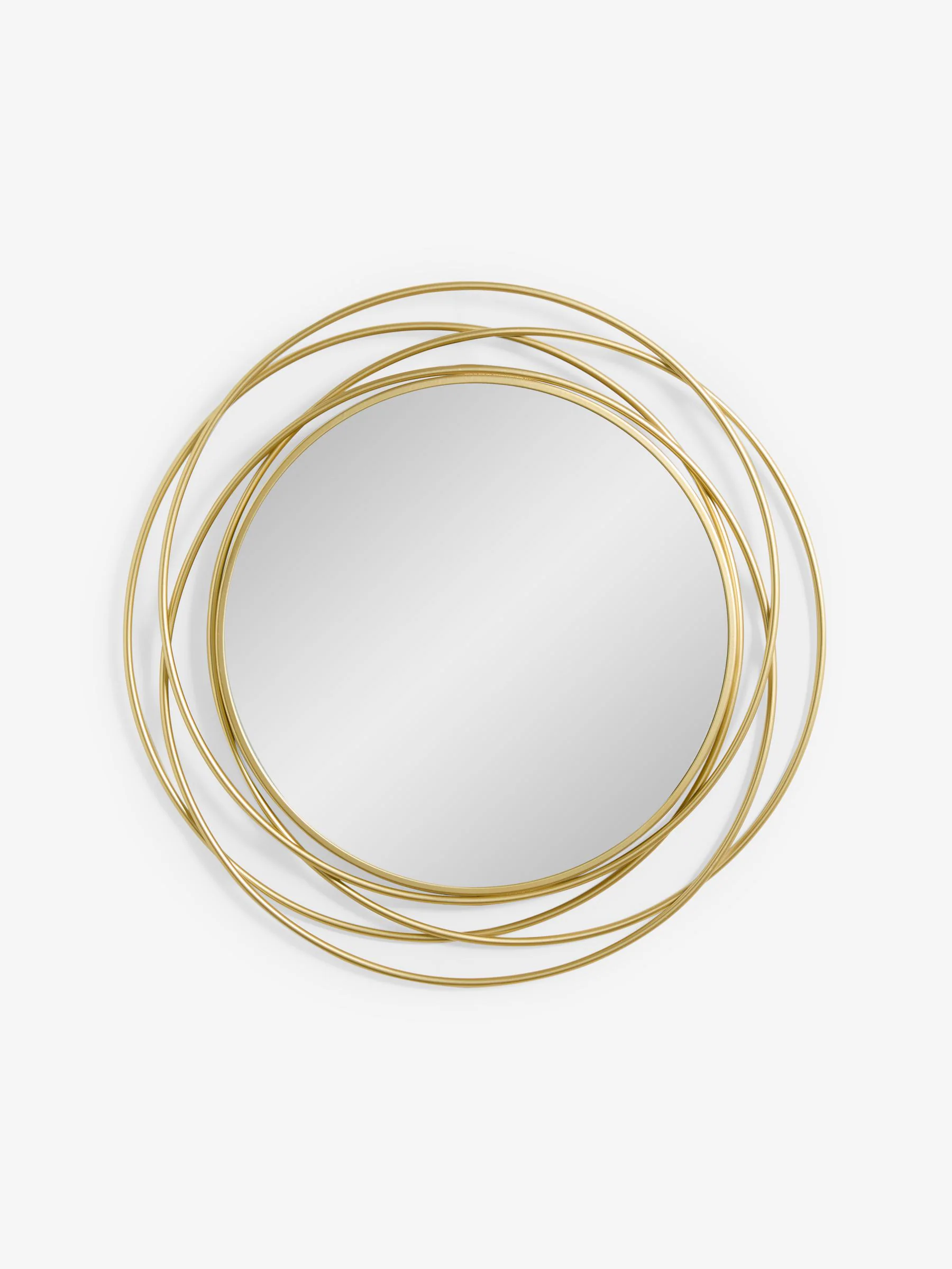Contemporary Wire 60cm Wall Mirror