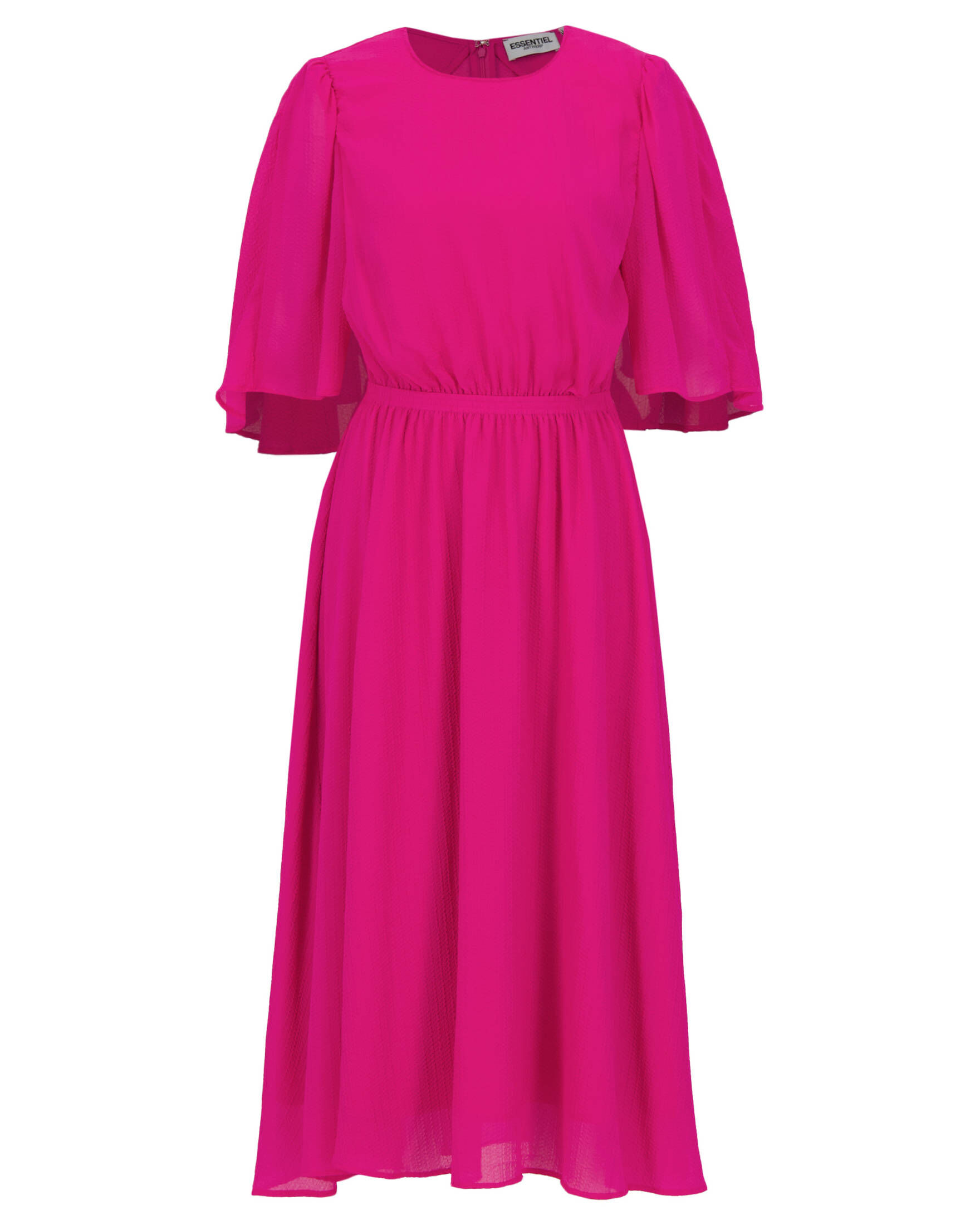 Essentiel Antwerp| Damen Midikleid mit Cape-Ärmeln