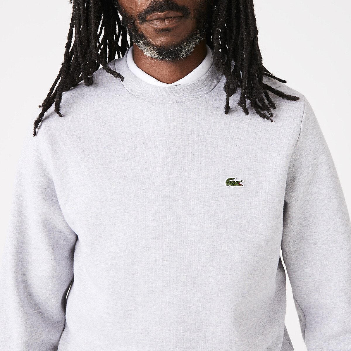 LACOSTE<br>Suéter de gola redonda
