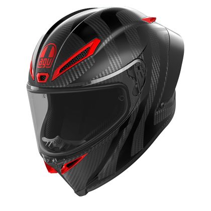 Casque AGV PISTA GP RR - INTREPIDO - Carbone / Rouge