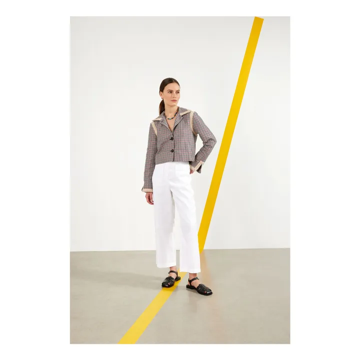 Maria de la Orden Pantalon Niza Uni | Blanc