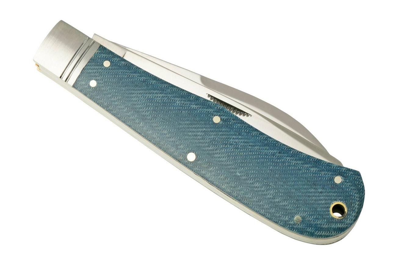 Rough Ryder Reserve Heavy Trapper Denim Micarta, RRR011 slipjoint zakmes