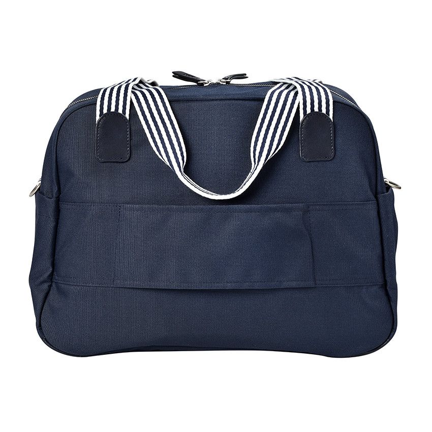Sac à langer Genève II - Bleu Marine - Ecru